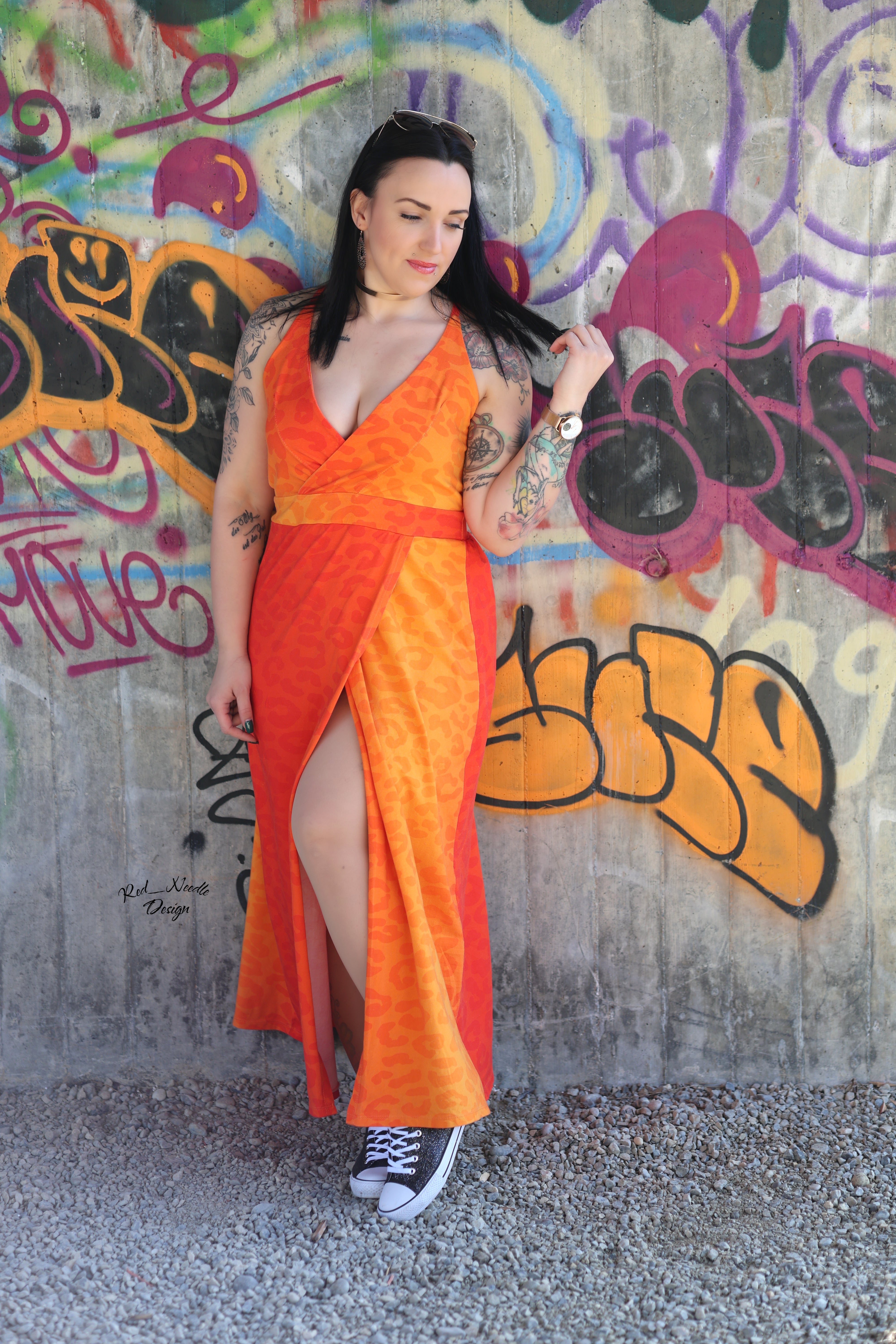 Leo orange Bordüren Stoff Dauervorbestellung